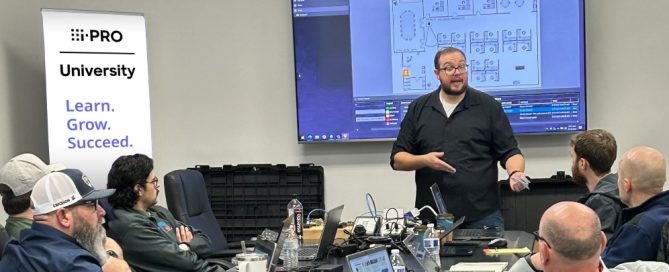 i-PRO Training with instructor leading the training