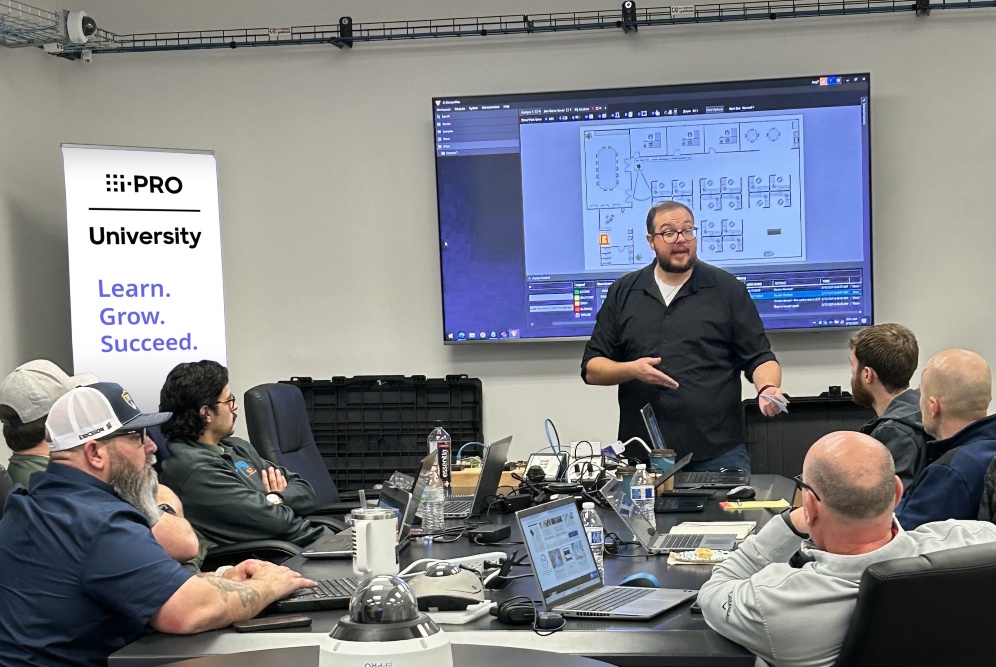 i-PRO Training with instructor leading the training