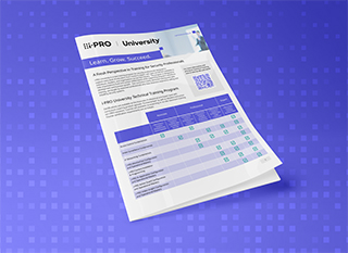 I-PRO University Training Flyer Cover Image